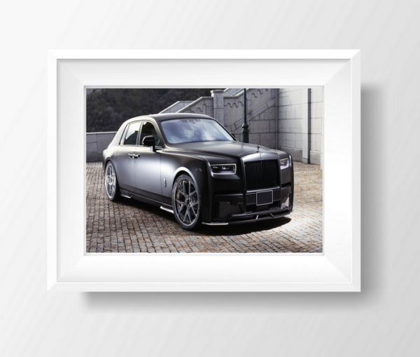 Rolls Royce Phantom Sports Line Edition - Black Wall Mounted Picture Frame